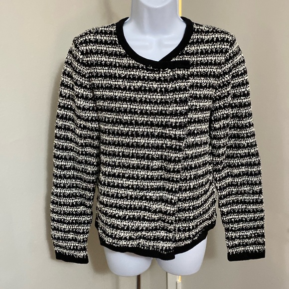 LOFT Jackets & Blazers - Loft Asymmetrical Zip Cropped Jacket